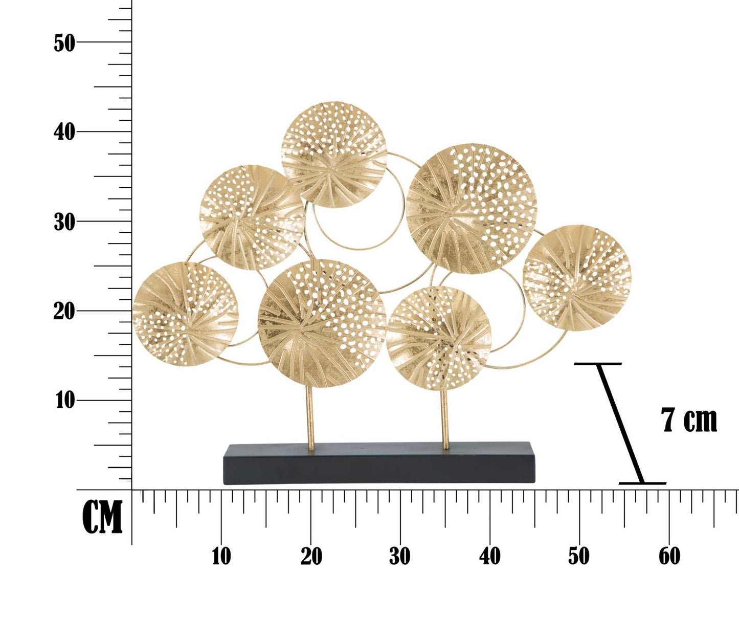 Elegante Skulptur -c- 56x7x43 cm