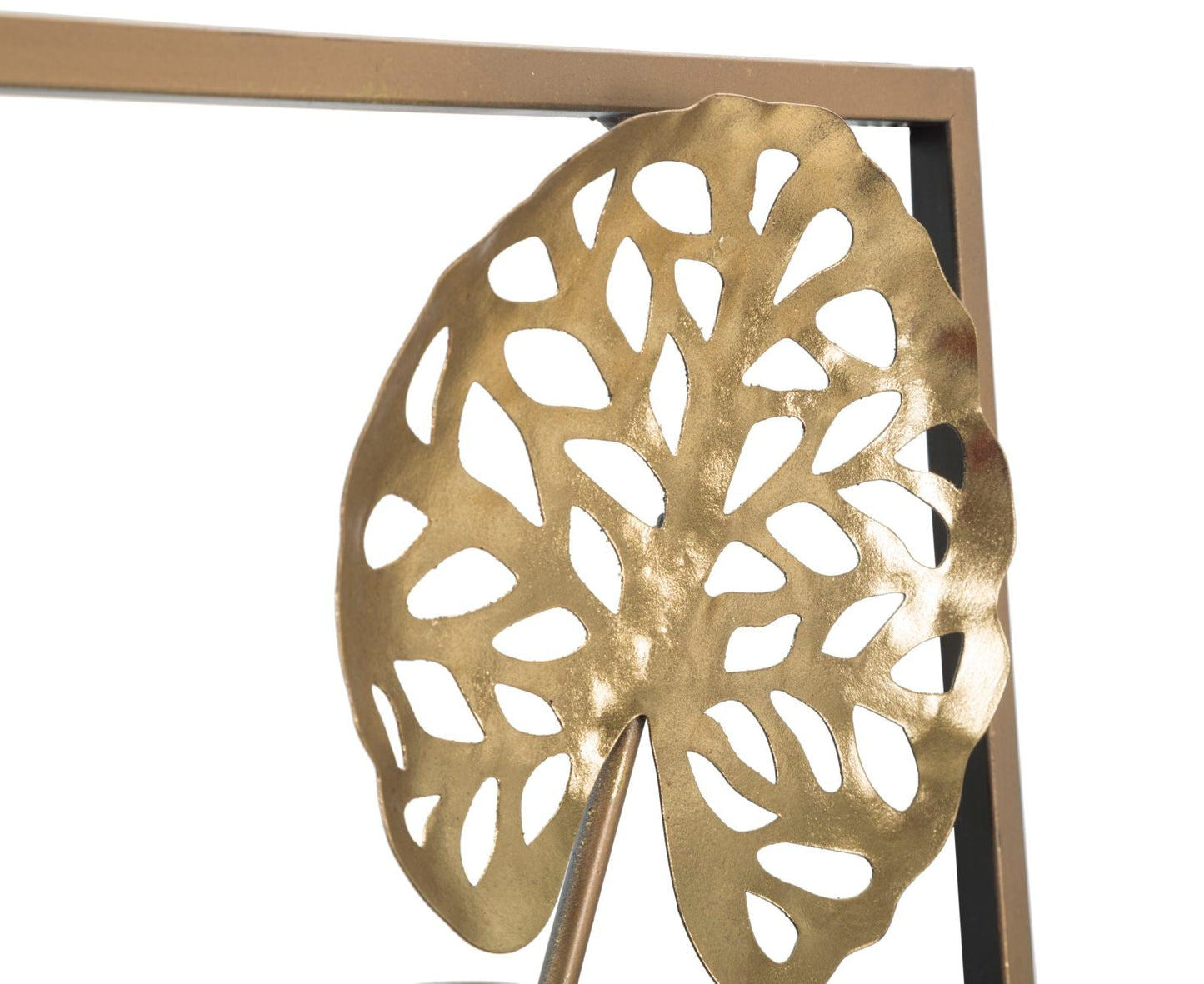 Dekoratives 3D-Metallpaneel mit Naturdesign – 31,2 x 5,5 x 90 cm