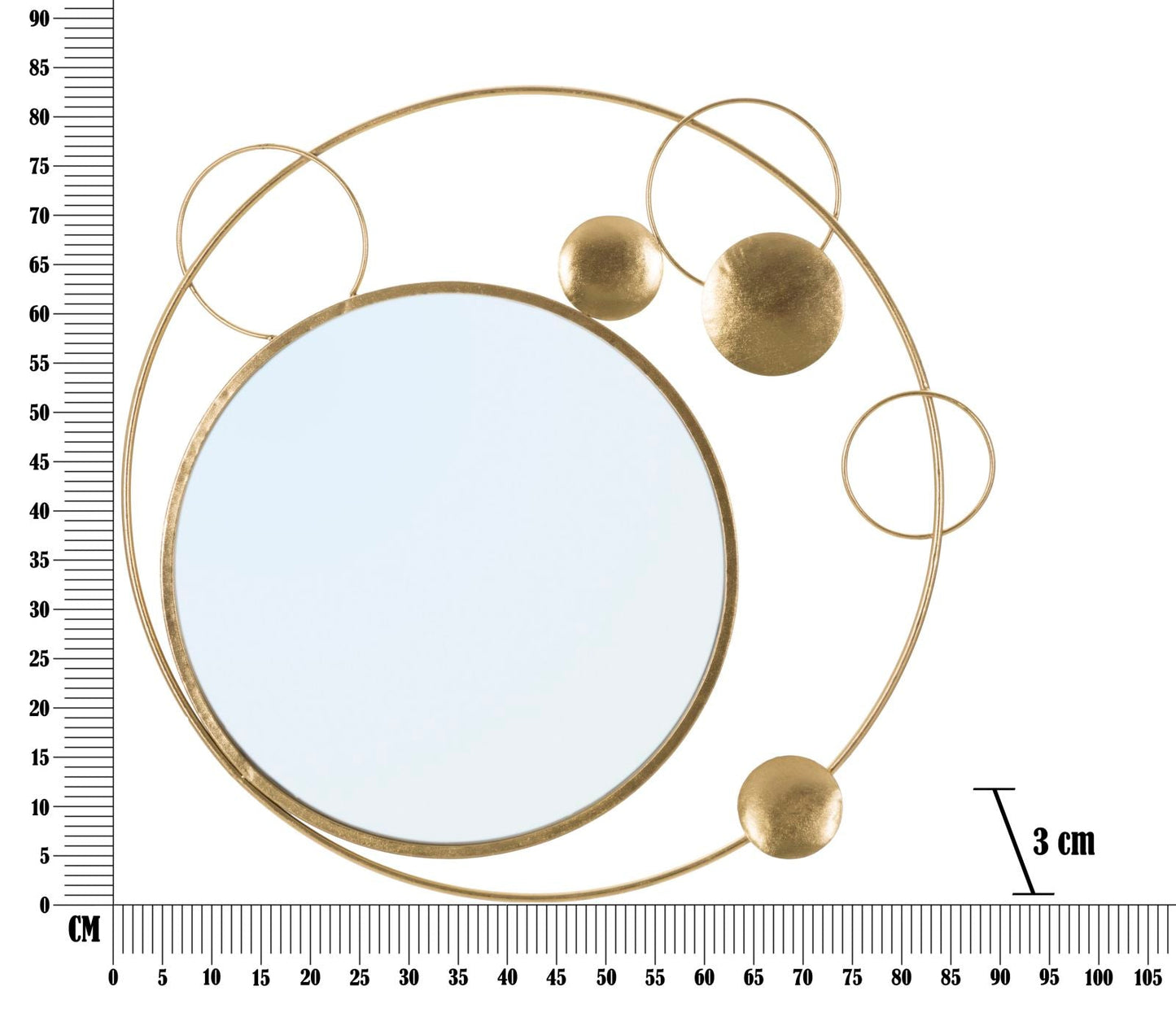 Kosmischer Spiegel Ø90 cm