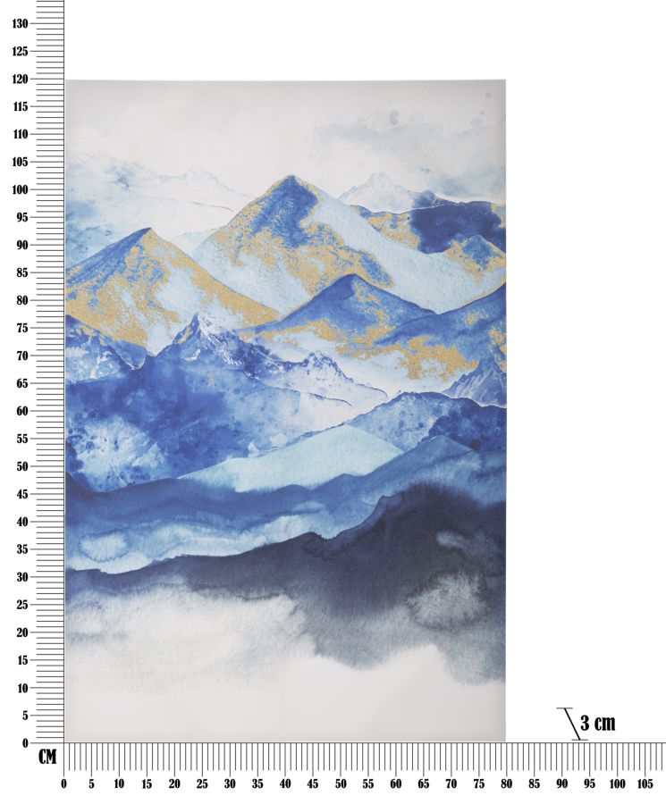 Kunstdruck Bezaubernde Berge 80x3x120 cm