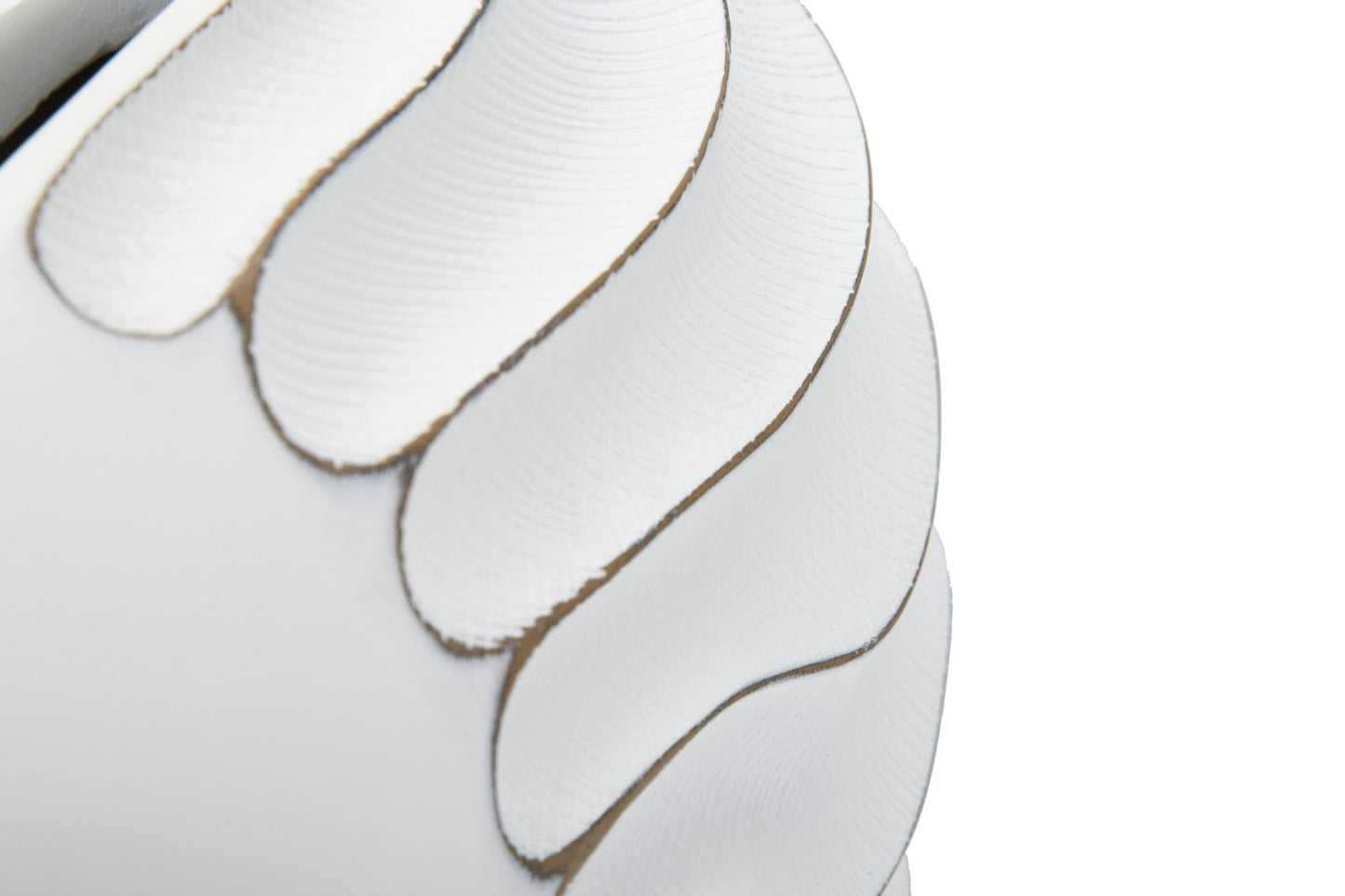 Elegante Harz-Vase mit Reliefdekor 34x11,5x24,5 cm