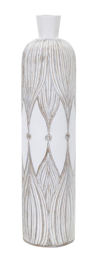 Vase Atene aus Kunstharz, 15x60 cm – Eleganz und Stil für Ihr Zuhause