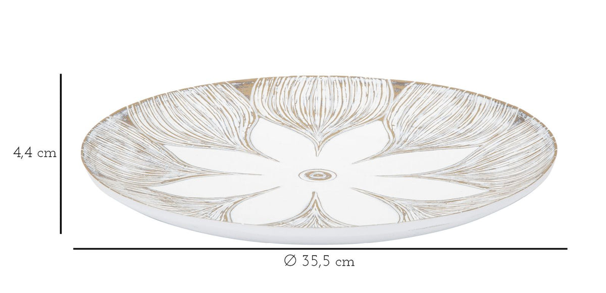 Dekoteller aus Kunstharz Athen Ø 35,5 cm