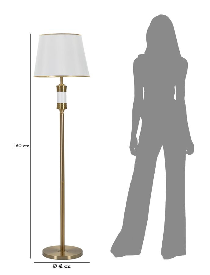 Stehleuchte Elegant Whity 41 cm ø x 160 cm