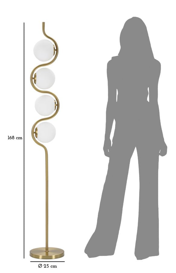Stehleuchte Glamy S - Stilvolle und elegante Beleuchtung mit 4 Lichtern