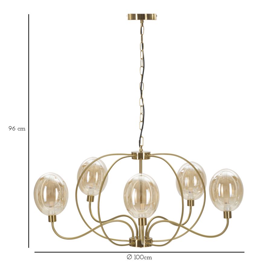 Kronleuchter Vienna Elegant Ø 100 cm – Höhe 96 cm