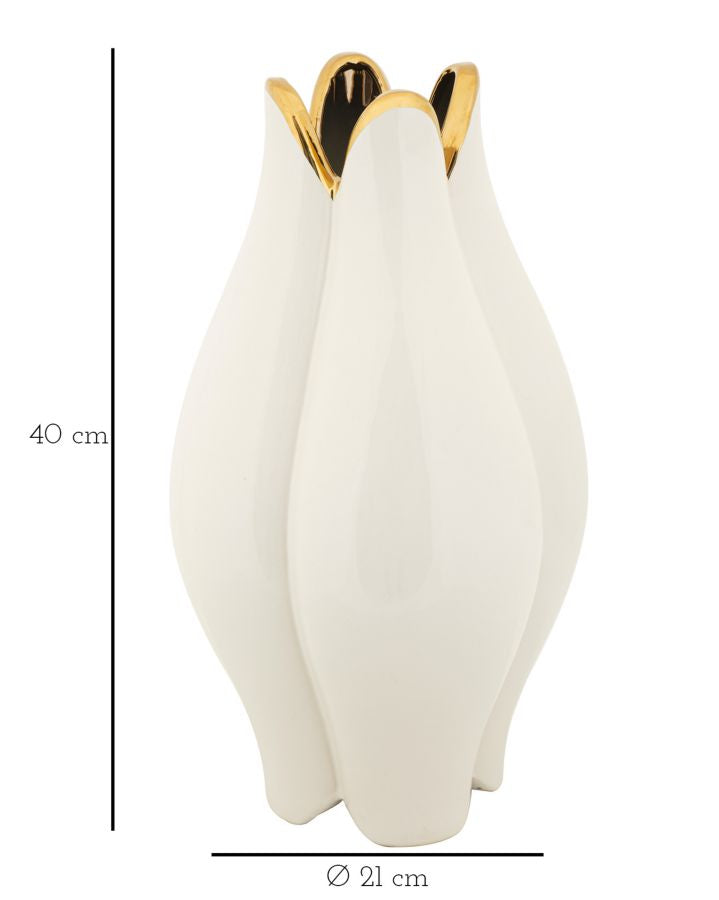 Eleganter Keramiktopf Potter Ø 21 cm – Höhe 40 cm