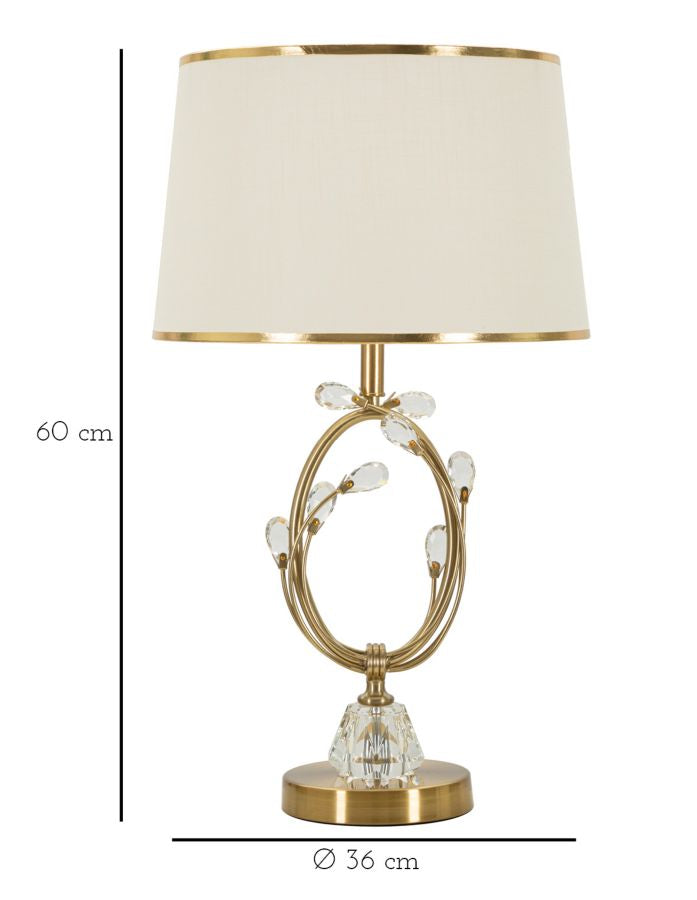 Tischleuchte Eleganz Versailles ø 36x60