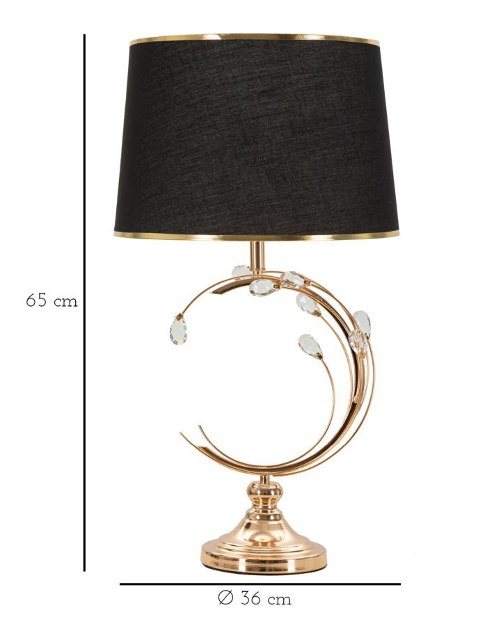 Lampada da Tavolo Design Bruxelles Ø 36 cm, Altezza 65 cm