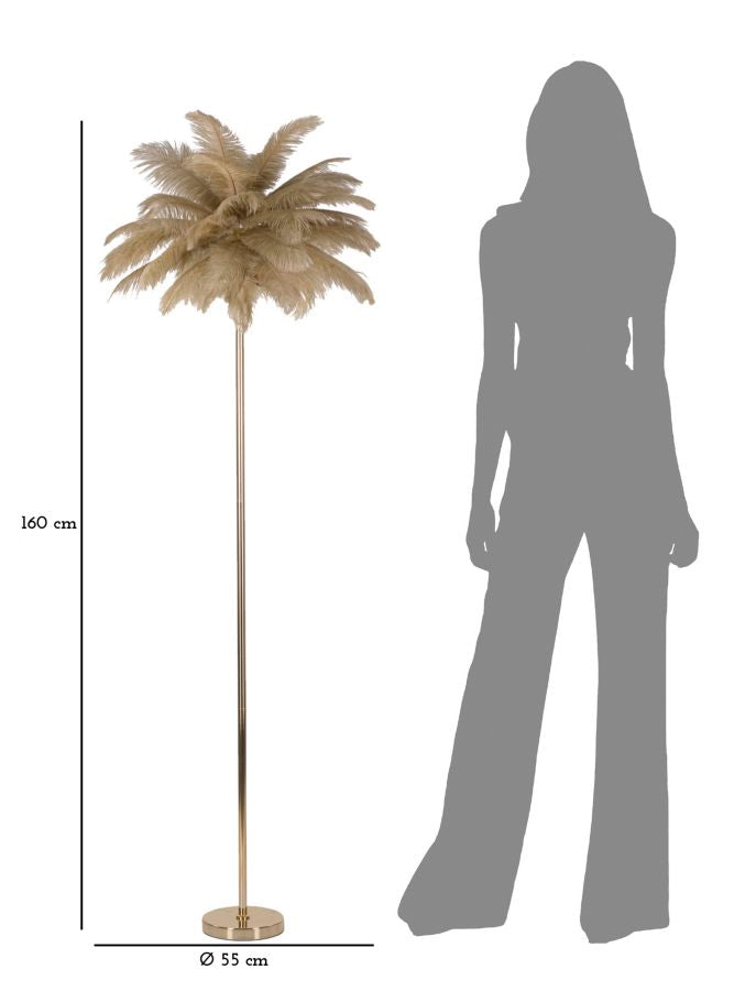 Stehleuchte Palm Kamel – Elegantes Design und vielseitige Beleuchtung