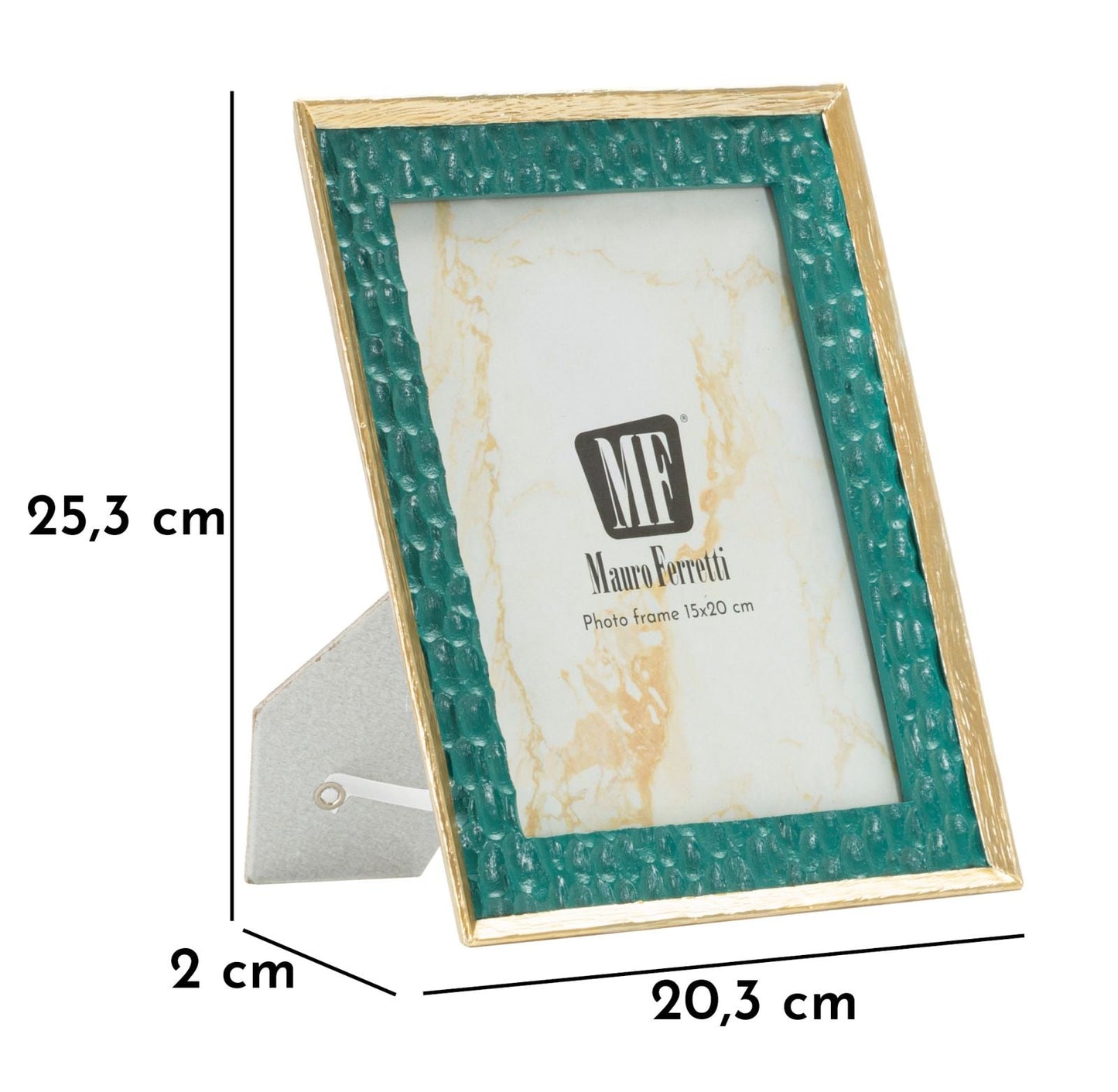 Bilderrahmen Grent 20,3 x 2 x 25,3 cm, Innenmaß 15 x 20 cm, elegant