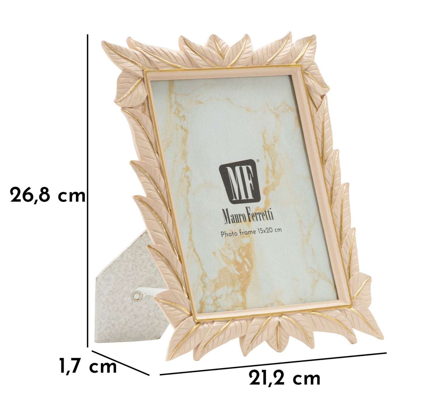 Bilderrahmen Leaffy 21,2X1,7X26,8 Innenmaß 15X20 Elegant