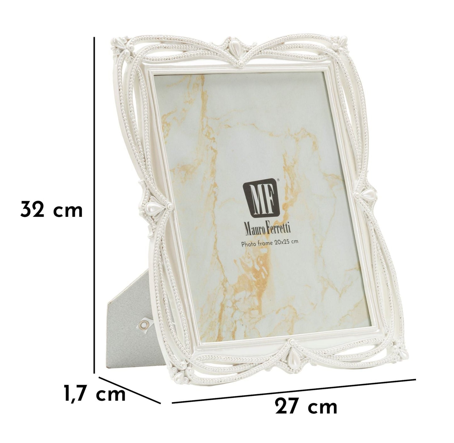Cornice Ribbon Cm 27X1,7X32 Misura Interna Cm 20X25 Elegante