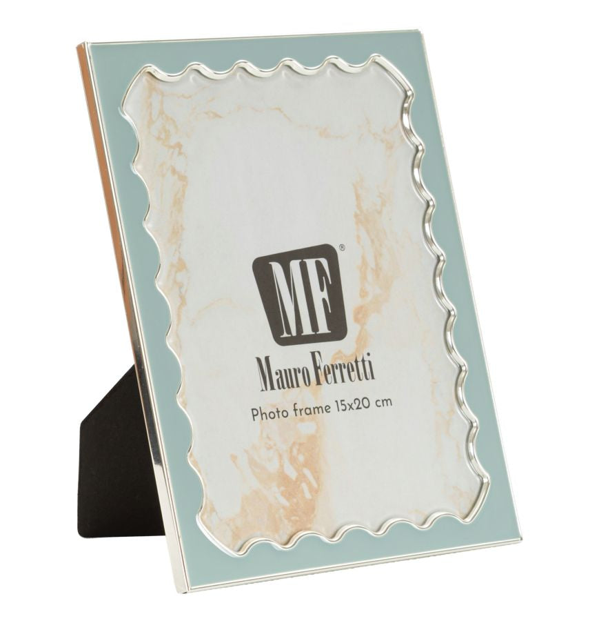 Cornice Juliette Piccola in Zinc Verniciato Misura Interna 12,5x17,5 cm per Foto Intime e Ricordi