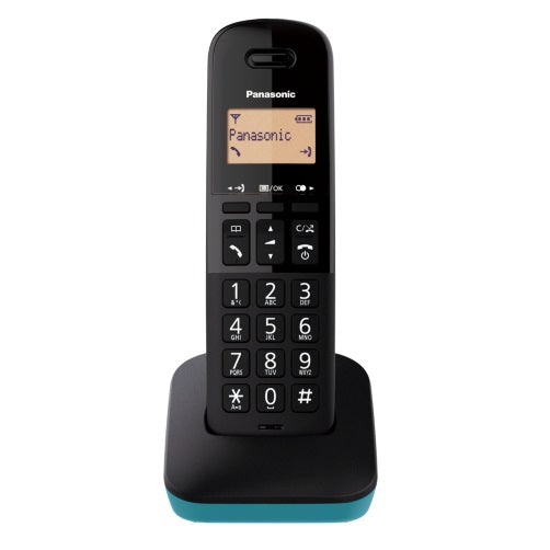 Panasonic Cordless Phone Illuminated Display Handset Kx-Tgb610Jtb Black Blue