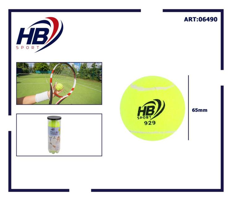 3er-Set Tennisbälle (929) Gelbe Bälle für Training Schläger Beachball