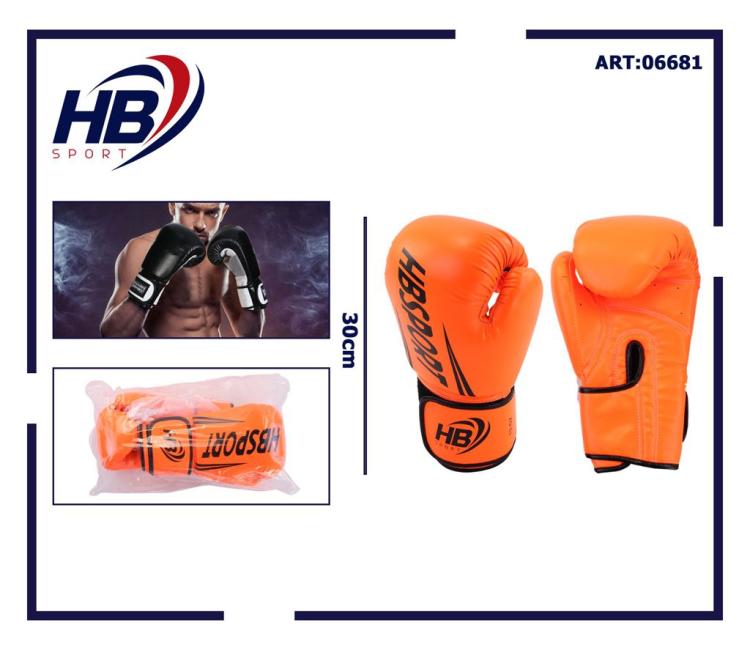 Hb Boxhandschuhe Paar Boxhandschuhe Herren Training Sandsack Wettkampf Orange