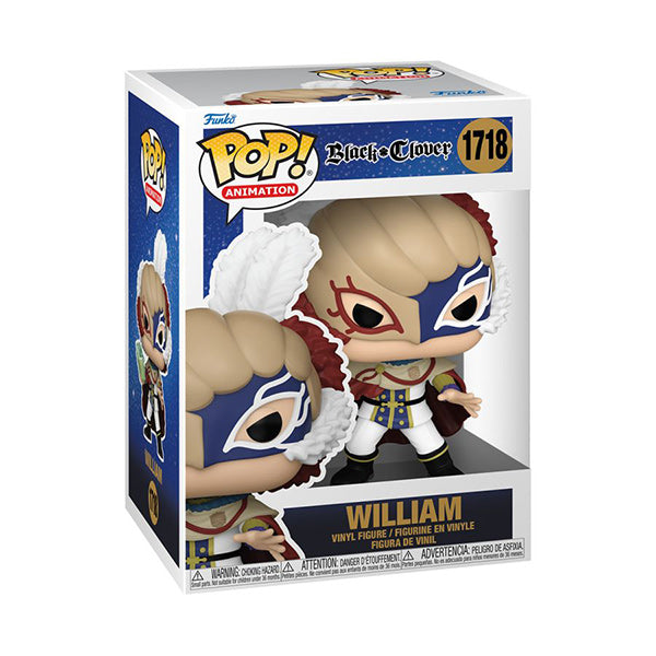 Funko Pop ! Animation Black Clover - (1718) - William Vangeance 9Cm Vinyl Figure