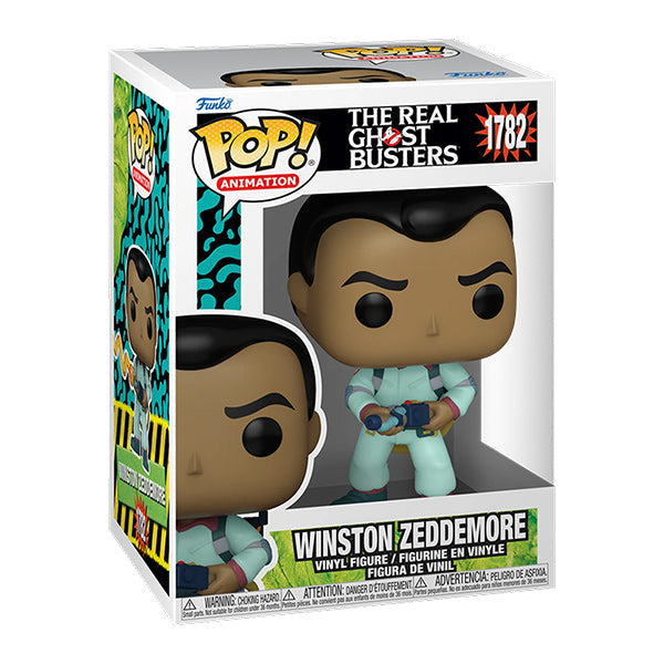 Funko Pop! Animation The Real Ghostbusters (1782) Winston Zeddemore Figure 9cm