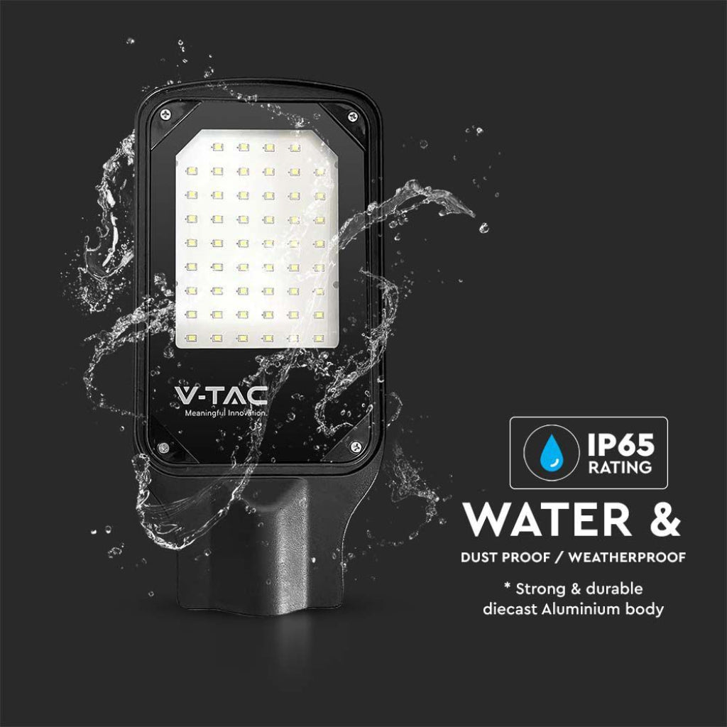 Straßenleuchte LED SMD 50W Schwarz 4000K IP65 für Außenbeleuchtung