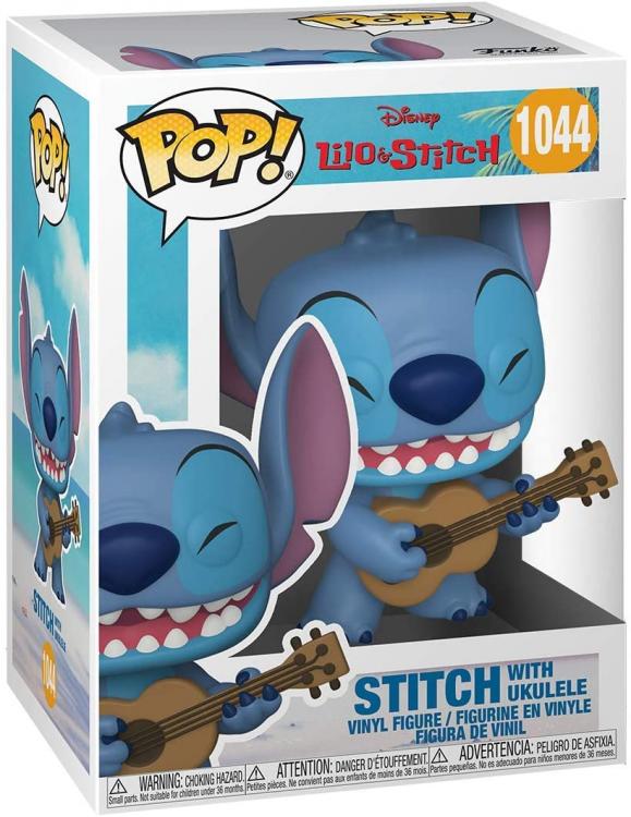 Funko Pop! Disney Lilo & Stitch - (1044) Stitch mit Ukulele Vinyl Figur 9cm