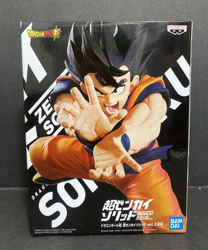 BANPRESTO DRAGON BALL SUPER ZENKAI SOLID (SON GOKU) PVC FIGURE COLLECTION