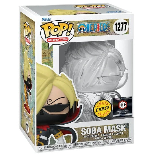 Funko Pop! Animation One Piece – Soba Mask (1277) Limitierte Chase Edition – Vinylfigur 9 cm