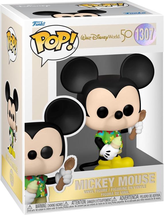 Funko Pop Walt Disney World 50. Jubiläum (1251) Mickey Mouse Vinylfigur 9 cm