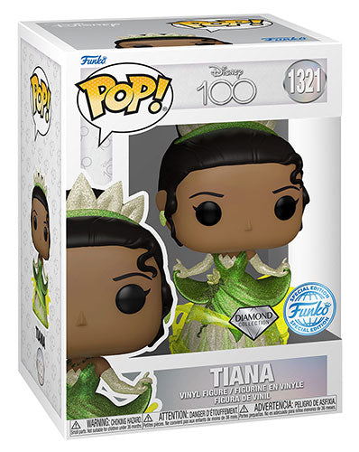 Funko Pop! Disney 100th – (1321) Tiana Diamond Vinyl Anniversary Princess 9cm