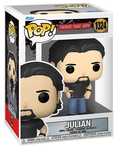 Funko Pop! Trailer Park Boys - (1324) Julian mit Getränk Vinyl Figur 9cm