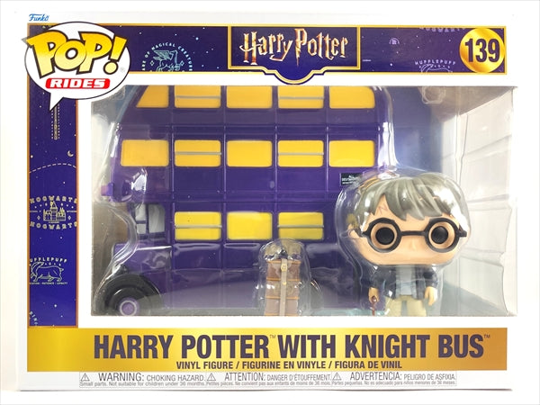 Funko Pop ! Movies Rides - Harry Potter (139) Harry w/Knight Bus Figure 25m