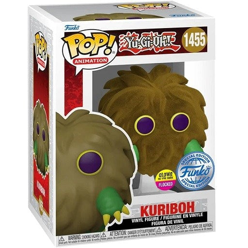Funko Pop! Animation – Yu-Gi-Oh – (1455) Kuriboh Flocked Glows Figur 9cm Anime