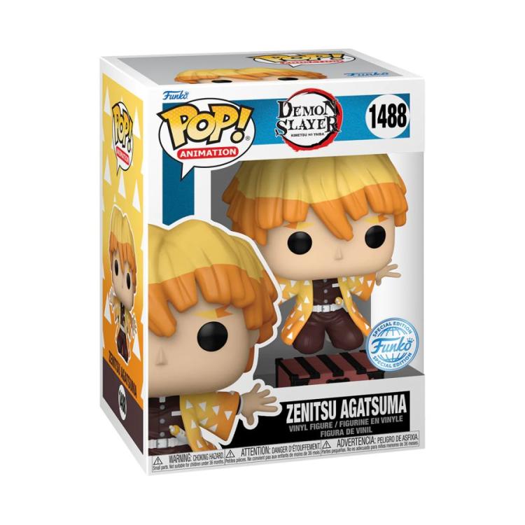 Funko Pop! Animation Demon Slayer – (1488) Zenitsu Agatsuma mit Special Box 9 cm