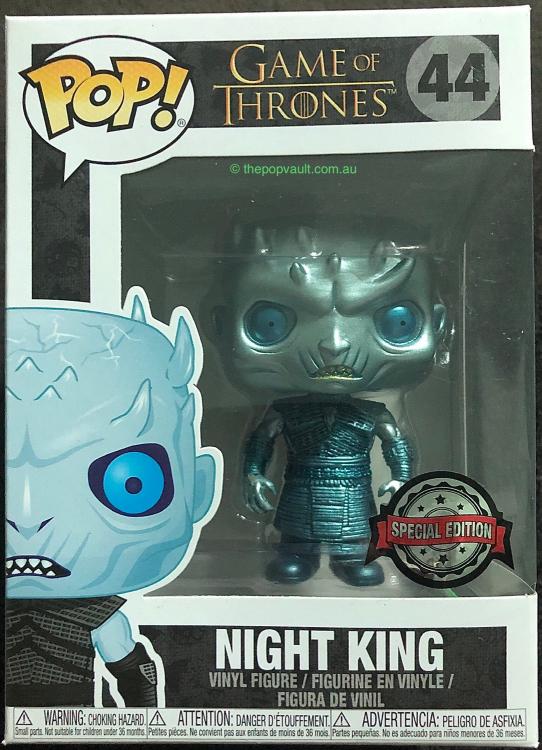 Funko Pop Game Of Thrones (44) Night King Special Ed. Metallic Il Trono Di Spade