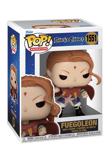 Funko Pop ! Animation Black Clover (1551) Fuegoleon Vinyl Figure 9Cm Preoder