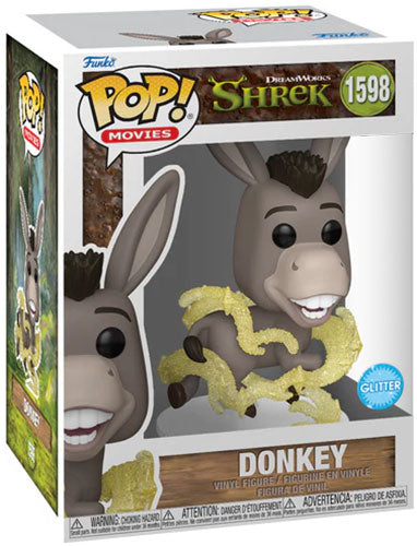 Funko Pop! Movies Shrek 30th - (1598) Donkey Glitter (Esel) Figur 9cm