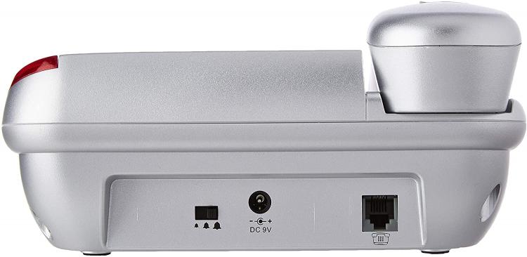 BRONDI SUPERBRAVO PLUS SILBER FESTNETZTELEFON FÜR SENIOREN FERNBEDIENUNG SOS-NOTRUF