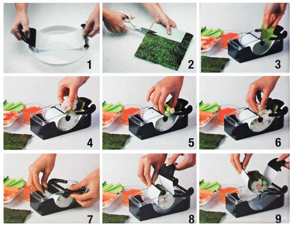 Sushi Maker Maschine rollt Maki für Sushi-Rollen Finger Food Roll Perfect