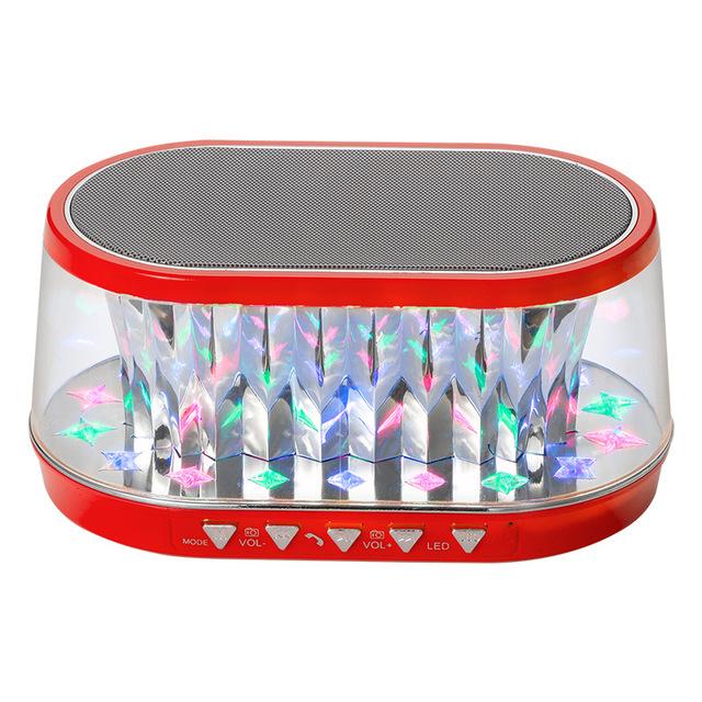 TRAGBARER LAUTSPRECHER MIT UKW-RADIO SD USB BLUETOOTH MP3 SMARTPHONE LAUTSPRECHER LED WS-1511
