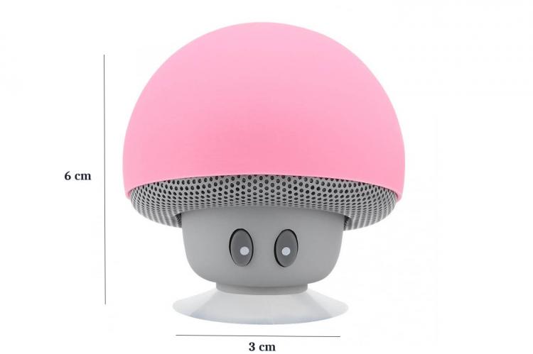Mini Portable Mushroom Waterproof Bluetooth Speaker With Suction Cup | Ld-03369