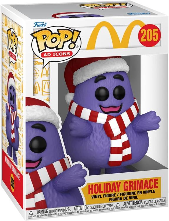 Funko Pop! Ad Icons McDonalds – (205) Holiday Grimace Vinylfigur 9 cm