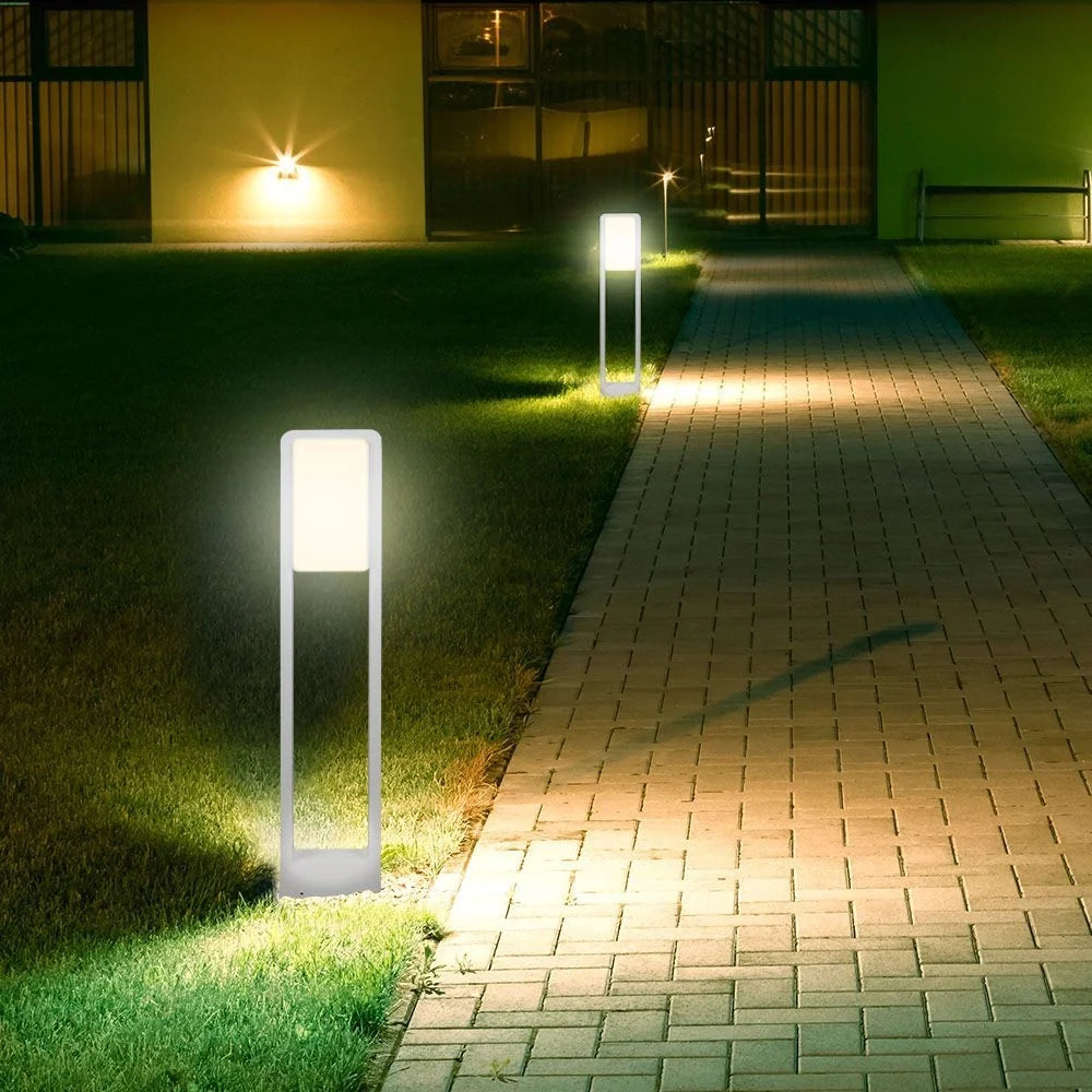 LED-Pollerleuchte V-TAC 10 W Samsung 4000 K IP65 – Gehäuse Weiß