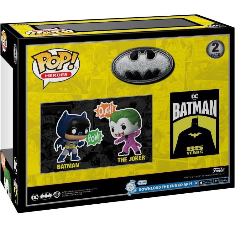 Funko Pop! Batman 85th – Batman & The Joker 2er-Pack Vinyl-Figur Statuette Statue