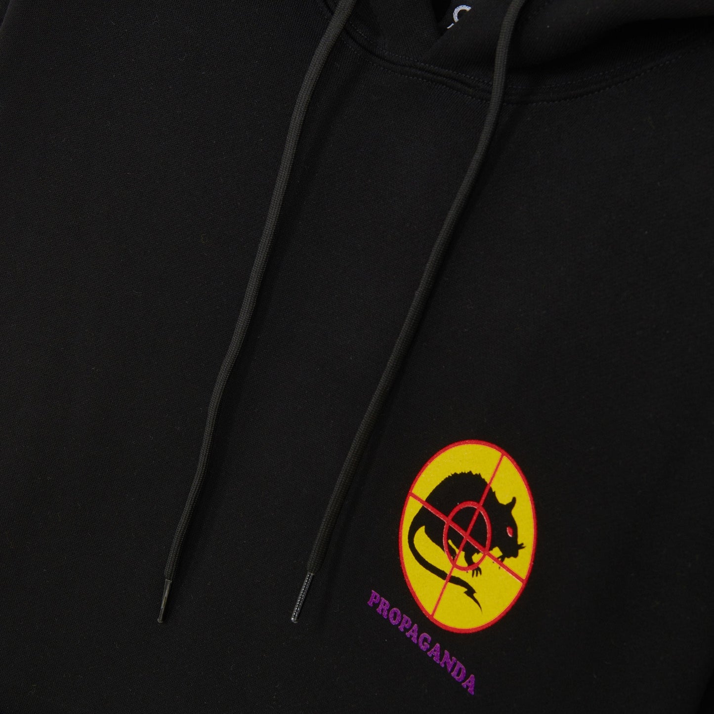 Propaganda felpa con cappuccio e tasca a marsupio Trash Hoodie 22FWPRFE758-01 black