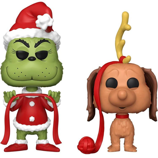 Funko Pop ! Books - 2 Pack Grinch & Max 9Cm How The Grinch Stole Christmas
