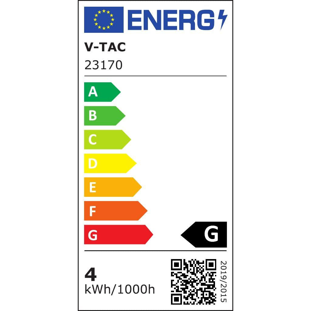 V-Tac LED-Glühbirne E27 4W G200S Rauchglas 2700K Dekorative Spirale