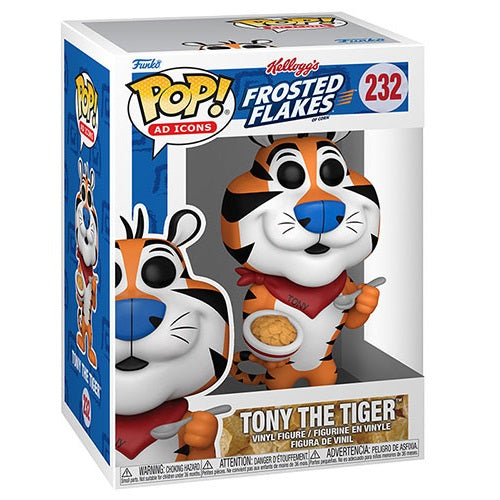 Funko Pop ! Ad Icons - Kellogg'S Frosted Flakes (232) Tony The Tiger Figure 9Cm