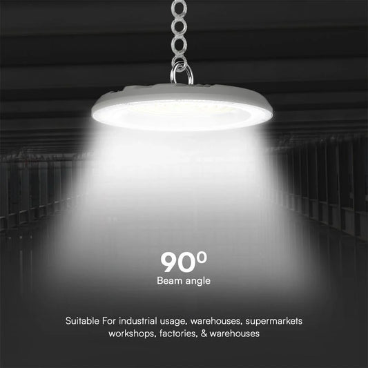 Campana LED UFO 150W CCT 3in1 IP65 con Interruttore | Grigio