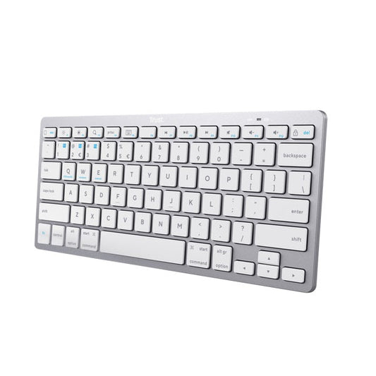 Trust Tastiera Usb 2.0 Muto Silent Mini Usb Qwerty Nero Pc Computer Keyboard