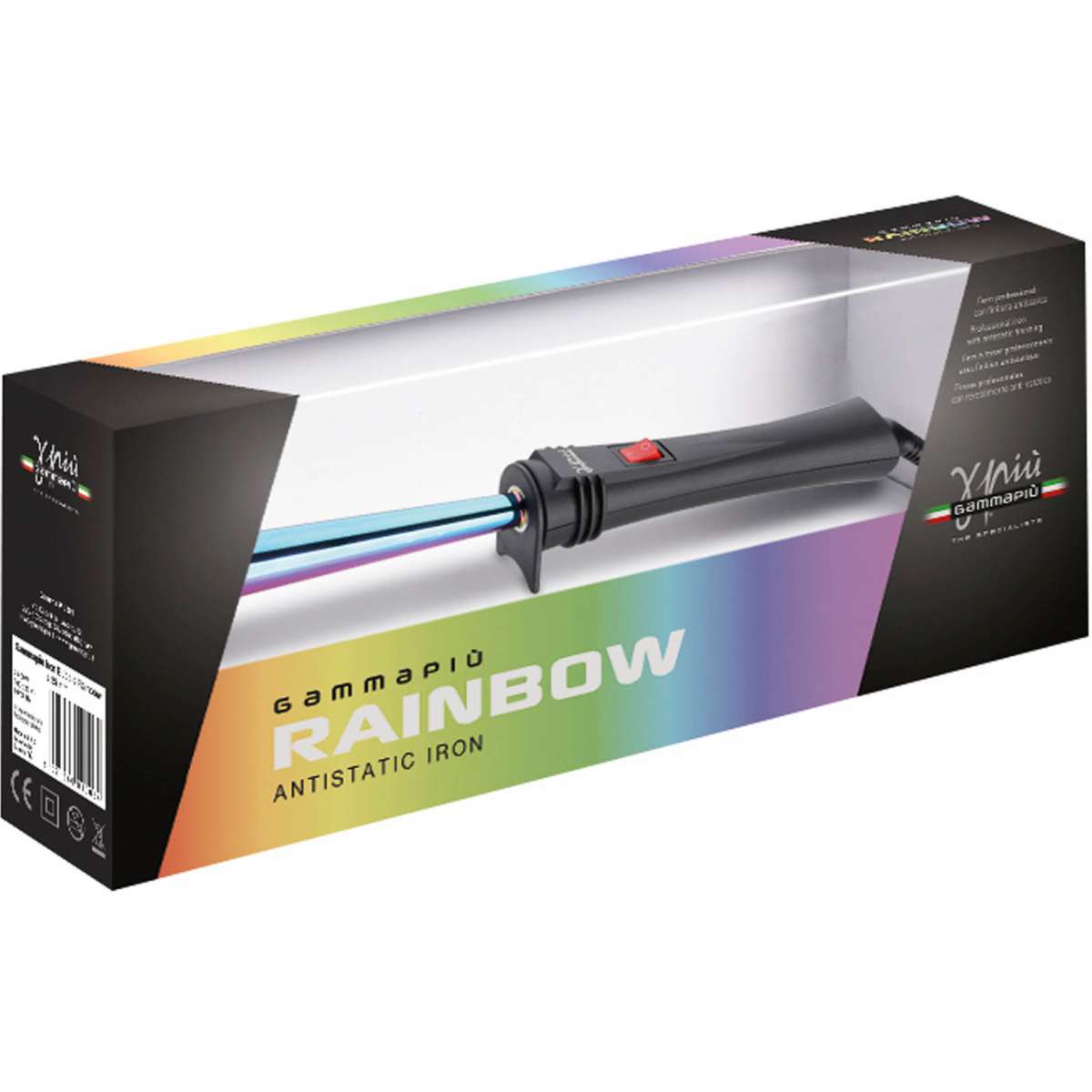 GammaPiù Iron Reverse Rainbow Lockenstab